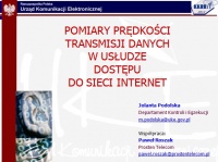 Porównanie wyników pomiarów prędkości transmisji danych