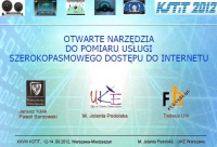 Otwarte narzędzia do pomiaru usługi szerokopasmowego dostępu do Internetu