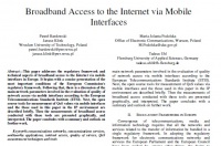 Wskaźniki jakości usługi dostępu do Internetu