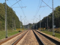 Kradzież 400 metrów sieci trakcyjnej w Waplewie 